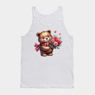 Valentine Love Bear Tank Top